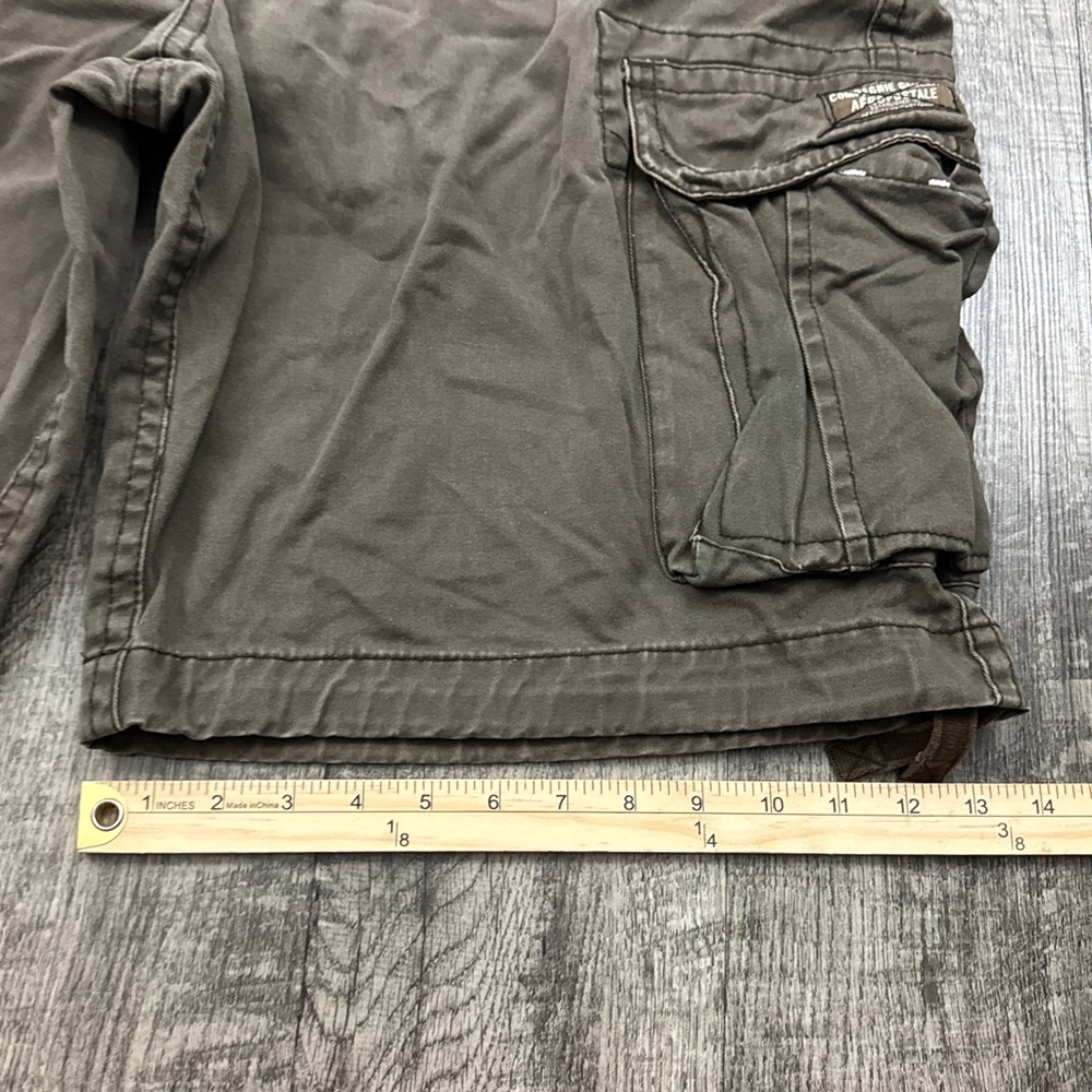 Vintage Y2K Aeropostale Brown Cargo Baggy Shorts - Picture 5 of 7
